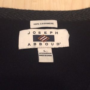 Joseph Abboud 100% Cashmere Large Black Sweater.